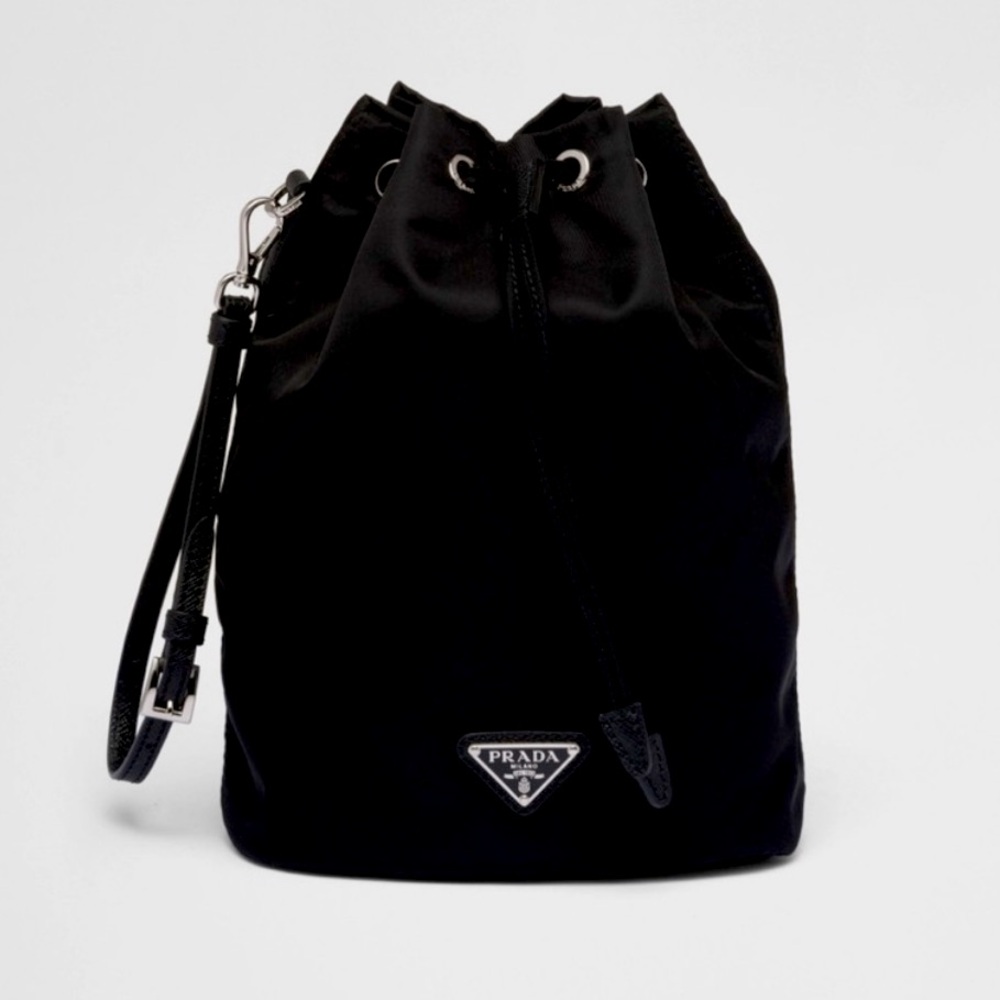 Prada Black Re-Nylon Pouch NWT